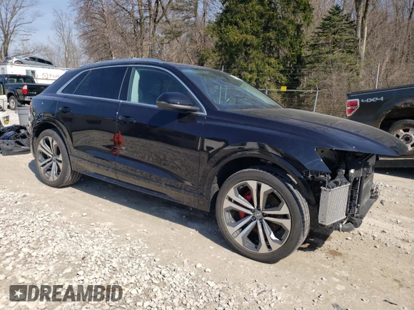 2019 Audi Q8 Premium Plus z VIN WA1BVAF11KD037936, wystawiony jako Copart lot #48173645 z przebiegiem 55 357 mil mil oraz Szkoda całkowita • Salvage title. Historia ofert i sprzedaży dostępna na DreamBid. Obrazek 4.