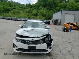 2019 Kia Optima LX with VIN 5XXGT4L34KG311998, listed as a Copart auction lot 56686955 with 135,484 mi miles and Salvage title. Bid and sale history available at DreamBid. Image 14.