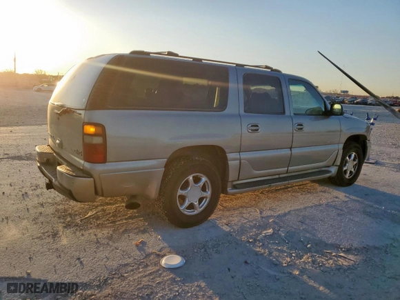 2002 GMC Yukon XL Denali with VIN 1GKFK66U82J275716, listed as a Copart auction lot 50048525 with 241,424 mi miles and Salvage Title. Bid and sale history available at carsss.com. Image 3.