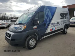 2021 Ram ProMaster Cargo z VIN 3C6LRVDG6ME517721, wystawiony jako Copart lot #49799435 z przebiegiem 40 141 mil mil oraz Szkoda całkowita • Salvage title. Historia ofert i sprzedaży dostępna na DreamBid. Obrazek 1.