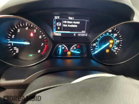 2016 Ford Escape Titanium with VIN 1FMCU9J95GUC27654, listed as a Copart auction lot 51950575 with 101,220 mi miles and Salvage Title. Bid and sale history available at carsss.com. Image 9.