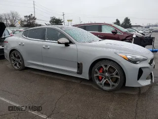 2021 Kia Stinger GT2 with VIN KNAE55LCXM6091420, listed as a Copart auction lot 41530535 with 26,298 mi miles and Clean Title. Bid and sale history available at carsss.com. Image 4.