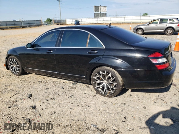 2007 Mercedes-Benz S 550 with VIN WDDNG86X97A108518, listed as a Copart auction lot 56899075 with 166,212 mi miles and Salvage title. Bid and sale history available at DreamBid. Image 2.