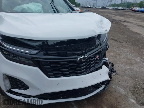 2024 Chevrolet Equinox RS with VIN 3GNAXMEG0RS221656, listed as a IAAI auction lot 42536858 with Not provided miles and . Bid and sale history available at DreamBid. Image 6.