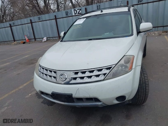 2007 Nissan Murano SL with VIN JN8AZ08W97W626418, listed as a IAAI auction lot 41801228 with 206,287 mi miles. Bid and sale history available at carsss.com. Image 12.