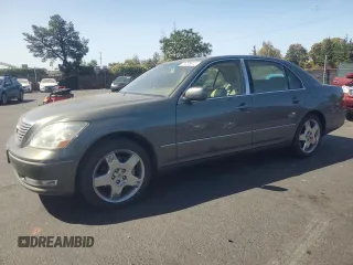 2005 Lexus LS 430 z VIN JTHBN36F555014833, wystawiony jako Copart lot #61096915 z przebiegiem 111 525 mil mil oraz Czysty tytuł • Clean title. Historia ofert i sprzedaży dostępna na DreamBid. Obrazek 1.