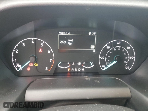 2021 Ford Transit Passenger XL with VIN 1FBAX2Y88MKA31842, listed as a Copart auction lot 86881884 with 74,868 mi miles and Salvage title. Bid and sale history available at DreamBid. Image 9.