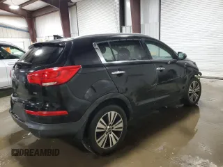 2015 Kia Sportage EX with VIN KNDPCCAC3F7712406, listed as a Copart auction lot 54839205 with 108,569 mi miles and Salvage title. Bid and sale history available at DreamBid. Image 3.