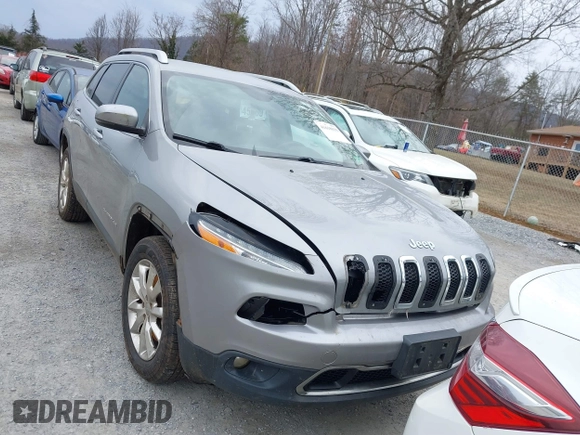 2015 Jeep Cherokee Limited with VIN 1C4PJMDS3FW576332, listed as a IAAI auction lot 41618035 with 203,620 mi miles. Bid and sale history available at carsss.com. Image 13.