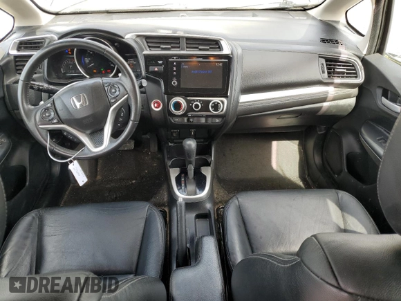 2018 Honda Fit EX-L with VIN 3HGGK5H99JM700706, listed as a Copart auction lot 50999845 with 74,985 mi miles and Salvage title. Bid and sale history available at DreamBid. Image 8.