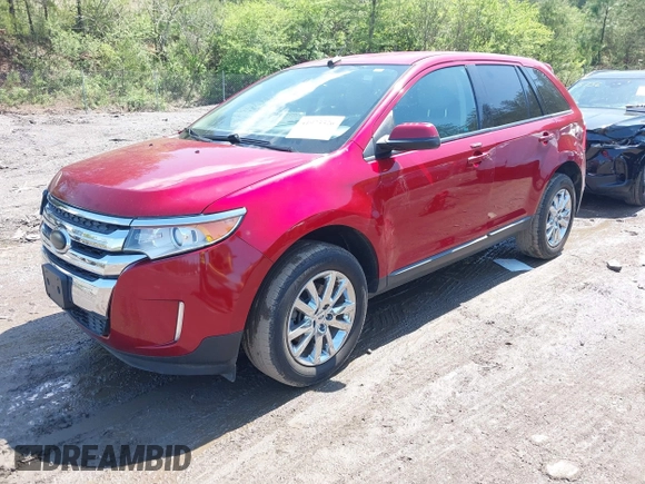 2013 Ford Edge SEL with VIN 2FMDK3JC4DBB81609, listed as a IAAI auction lot 41973326 with 118,667 mi miles. Bid and sale history available at carsss.com. Image 2.