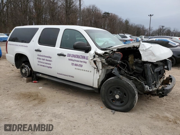 2008 Chevrolet Suburban Commercial with VIN 3GNGK26K78G240237, listed as a Copart auction lot 83225964 with 0 mi miles and Salvage Title. Bid and sale history available at carsss.com. Image 4.