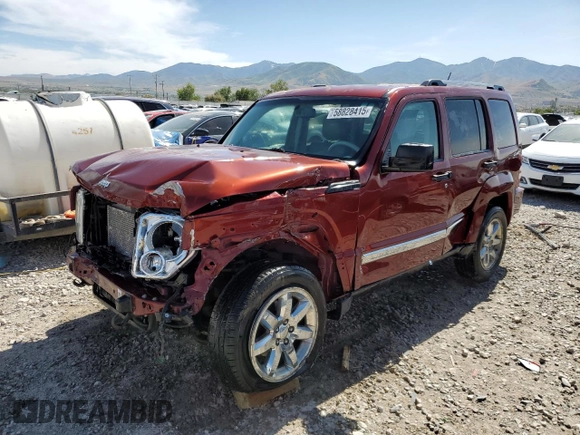 2008 Jeep Liberty Limited with VIN 1J8GN58K38W286172, listed as a Copart auction lot 58828415 with 81,606 mi miles and Salvage title. Bid and sale history available at DreamBid. Image 1.