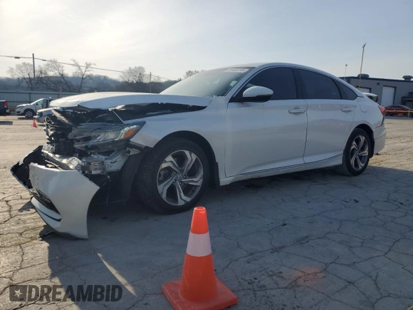 2018 Honda Accord EX-L with VIN 1HGCV2F58JA037761, listed as a Copart auction lot 51002295 with 130,010 mi miles and Salvage title. Bid and sale history available at DreamBid. Image 1.