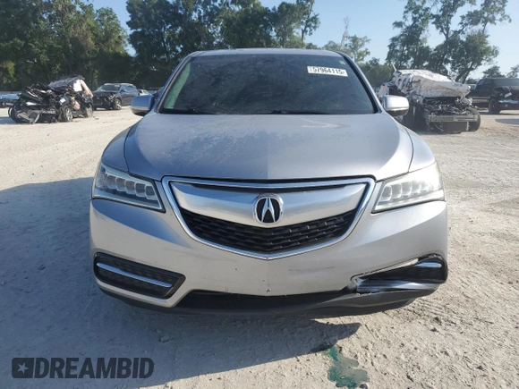 2016 Acura MDX Technology z VIN 5FRYD4H40GB006199, wystawiony jako Copart lot #57964115 z przebiegiem 118 495 mil mil oraz Szkoda całkowita • Salvage title. Historia ofert i sprzedaży dostępna na DreamBid. Obrazek 5.