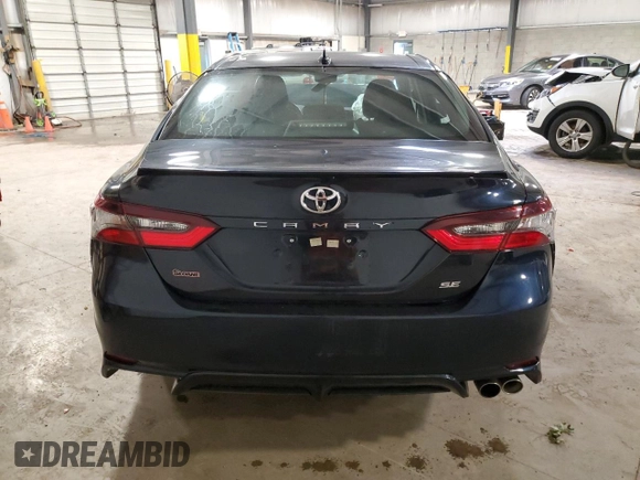 2021 Toyota Camry SE Nightshade with VIN 4T1G11AK3MU423568, listed as a Copart auction lot 59218464 with 63,456 mi miles and Salvage Title. Bid and sale history available at carsss.com. Image 6.