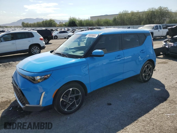 2024 Kia Soul EX with VIN KNDJ33AU8R7223227, listed as a Copart auction lot 70859804 with 6,739 mi miles and Salvage Title. Bid and sale history available at carsss.com. Image 1.