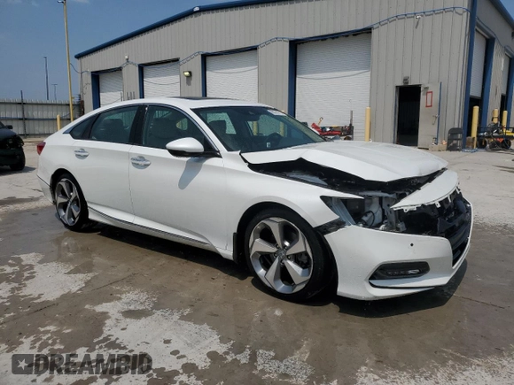 2019 Honda Accord Touring with VIN 1HGCV2F94KA032996, listed as a Copart auction lot 60283715 with 57,365 mi miles and Salvage title. Bid and sale history available at DreamBid. Image 4.