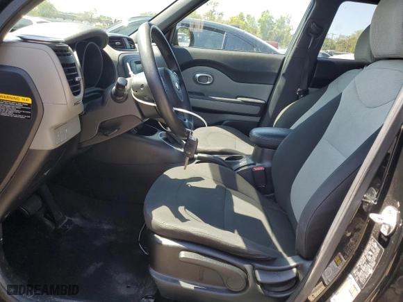 2014 Kia Soul with VIN KNDJN2A21E7718592, listed as a Copart auction lot 52568335 with 57,177 mi miles and Salvage Title. Bid and sale history available at carsss.com. Image 7.