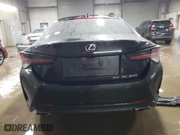 2021 Lexus RC with VIN JTHD85EC8M5006372, listed as a Copart auction lot 77558664 with 37,846 mi miles and Salvage Title. Bid and sale history available at carsss.com. Image 6.