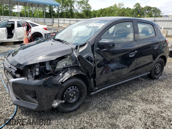 2022 Mitsubishi Mirage ES с VIN ML32AUHJ7NH009249, выставлен на аукционе Copart как лот 55214495 с пробегом 50 861 миль миль и Списание • Salvage title. История ставок и продаж доступна на DreamBid. Изображение 1.