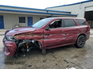 2023 Dodge Durango SRT Hellcat Premium with VIN 1C4SDJH93PC576695, listed as a Copart auction lot 71703694 with 7,249 mi miles and Salvage Title. Bid and sale history available at DreamBid. Image 1.