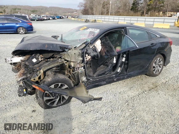 2017 Honda Civic Sedan EX with VIN 2HGFC2F73HH526925, listed as a Copart auction lot 47747635 with 0 mi miles and Salvage Title. Bid and sale history available at carsss.com. Image 1.