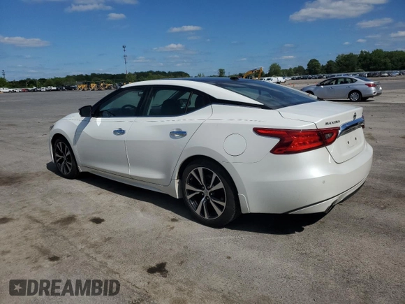 2018 Nissan Maxima SV with VIN 1N4AA6AP5JC401193, listed as a Copart auction lot 57651605 with 63,757 mi miles and Salvage title. Bid and sale history available at DreamBid. Image 2.