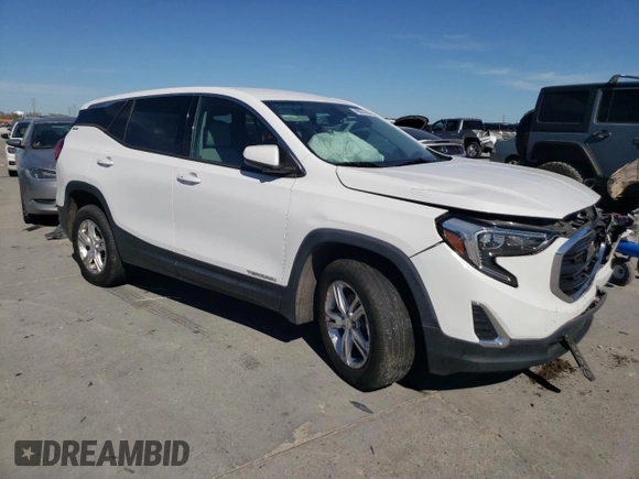 2018 GMC Terrain SLE with VIN 3GKALMEV0JL246112, listed as a Copart auction lot 49591665 with 83,616 mi miles and Salvage Title. Bid and sale history available at carsss.com. Image 4.