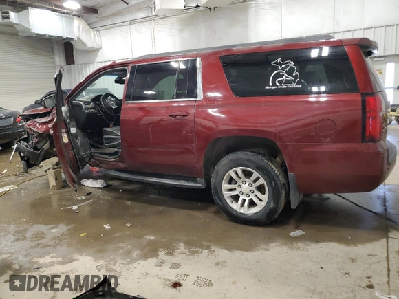 2016 Chevrolet Suburban LS with VIN 1GNSKGKC9GR186153, listed as a Copart auction lot 84402854 with 0 mi miles and Non Repairable. Bid and sale history available at carsss.com. Image 2.