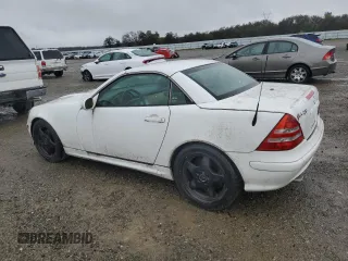 2001 Mercedes-Benz SLK-Class Kompressor with VIN WDBKK49F71F215406, listed as a Copart auction lot 49021325 with 101,479 mi miles and Salvage Title. Bid and sale history available at carsss.com. Image 2.