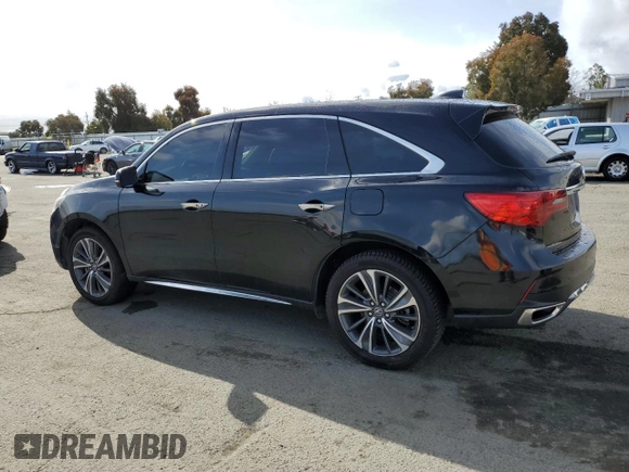 2019 Acura MDX w/Technology Pkg with VIN 5J8YD4H56KL022702, listed as a Copart auction lot 50815605 with 55,138 mi miles and Clean Title. Bid and sale history available at carsss.com. Image 2.