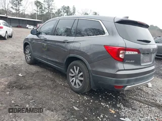 2019 Honda Pilot EX-L z VIN 5FNYF5H54KB012767, wystawiony jako IAAI lot #41479345 z przebiegiem 86 010 mil mil oraz . Historia ofert i sprzedaży dostępna na DreamBid. Obrazek 3.