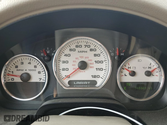 2006 Ford F-150 XLT with VIN 1FTPW12V36KD91489, listed as a Copart auction lot 51174535 with 140,008 mi miles and Salvage Title. Bid and sale history available at carsss.com. Image 9.