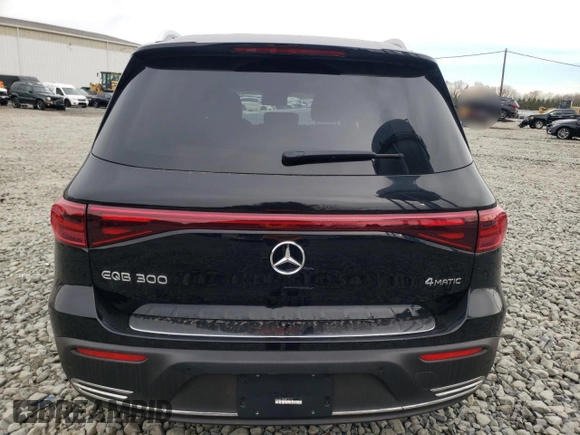 2024 Mercedes-Benz EQB 300 z VIN W1N9M0KB6RN078656, wystawiony jako Copart lot #79579554 z przebiegiem 1 170 mil mil oraz Szkoda całkowita • Salvage title. Historia ofert i sprzedaży dostępna na DreamBid. Obrazek 6.