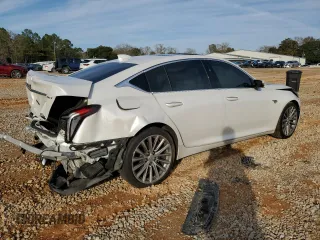 2021 Cadillac CT5 Premium Luxury with VIN 1G6DN5RK2M0125904, listed as a Copart auction lot 42701785 with 76,215 mi miles and Salvage title. Bid and sale history available at DreamBid. Image 3.