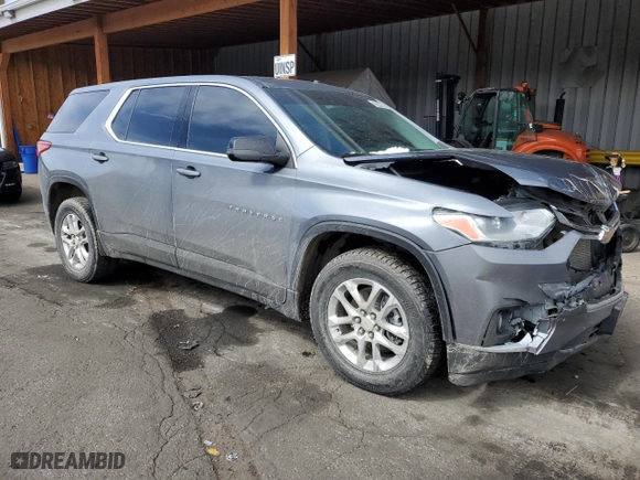 2021 Chevrolet Traverse LS with VIN 1GNEVFKW4MJ148364, listed as a Copart auction lot 49289465 with 78,465 mi miles and Salvage Title. Bid and sale history available at carsss.com. Image 4.