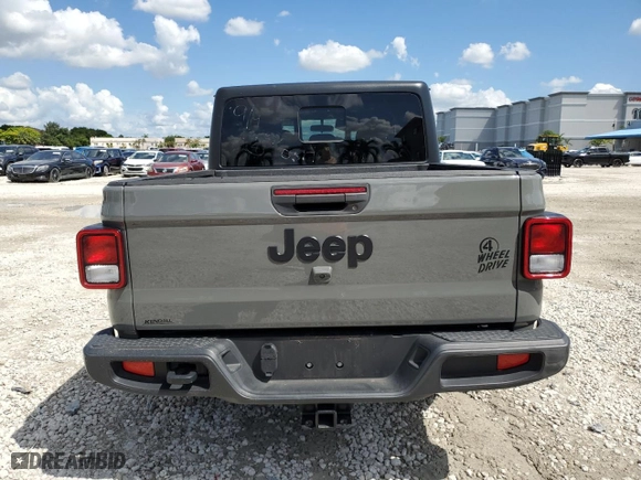 2022 Jeep Gladiator Sport S with VIN 1C6HJTAG5NL130317, listed as a Copart auction lot 71194054 with 44,324 mi miles and Salvage Title. Bid and sale history available at carsss.com. Image 6.
