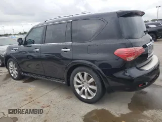 2012 Infiniti QX56 7-passenger with VIN JN8AZ2NF8C9518669, listed as a Copart auction lot 74218614 with 0 mi miles and Non Repairable. Bid and sale history available at carsss.com. Image 2.
