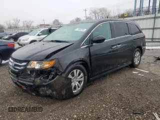 2016 Honda Odyssey EX with VIN 5FNRL5H4XGB156089, listed as a Copart auction lot 47688255 with 142,599 mi miles and Salvage Title. Bid and sale history available at carsss.com. Image 1.