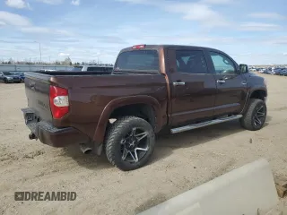 2015 Toyota Tundra 4WD Truck Platinum with VIN 5TFAY5F14FX438207, listed as a Copart auction lot 52706155 with 156,683 mi miles and Clean Title. Bid and sale history available at carsss.com. Image 3.