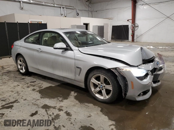 2014 BMW 4 Series 428i xDrive with VIN WBA3N9C58EK245647, listed as a Copart auction lot 44729505 with 45,383 mi miles and Non Repairable. Bid and sale history available at carsss.com. Image 4.
