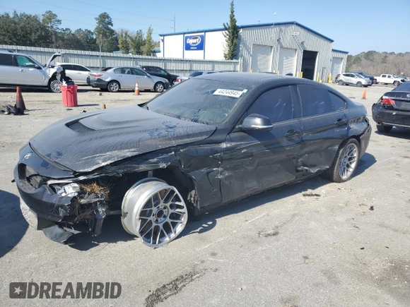 2018 BMW 4 Series 440i with VIN WBA4J5C5XJBF06282, listed as a Copart auction lot 44244945 with Not Provided miles and Salvage Title. Bid and sale history available at DreamBid. Image 1.