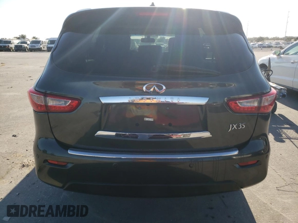 2013 Infiniti JX35 with VIN 5N1AL0MN7DC305965, listed as a Copart auction lot 79724854 with 189,620 mi miles and Clean Title. Bid and sale history available at carsss.com. Image 6.