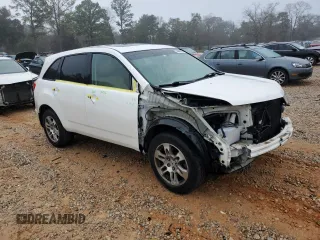 2009 Acura MDX with VIN 2HNYD28219H507856, listed as a Copart auction lot 44466575 with 194,207 mi miles and Salvage Title. Bid and sale history available at carsss.com. Image 4.