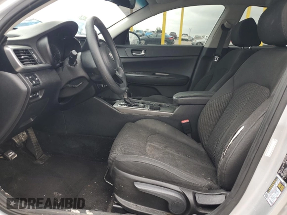 2019 Kia Optima LX with VIN 5XXGT4L3XKG377567, listed as a Copart auction lot 57520175 with 159,307 mi miles and Salvage title. Bid and sale history available at DreamBid. Image 7.