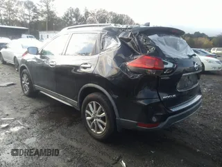 2017 Nissan Rogue SV with VIN KNMAT2MV7HP606962, listed as a IAAI auction lot 40924941 with 129,183 mi miles. Bid and sale history available at carsss.com. Image 3.