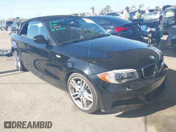 2012 BMW 1 Series 135i with VIN WBAUN7C51CVM26609, listed as a IAAI auction lot 41967481 with 46,127 mi miles and . Bid and sale history available at DreamBid. Image 1.
