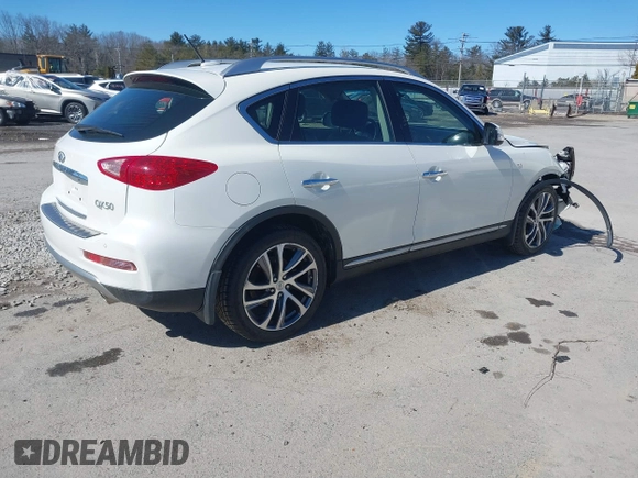 2017 Infiniti QX50 z VIN JN1BJ0RRXHM403160, wystawiony jako IAAI lot #41680387 z przebiegiem 41 425 mil mil oraz . Historia ofert i sprzedaży dostępna na DreamBid. Obrazek 4.