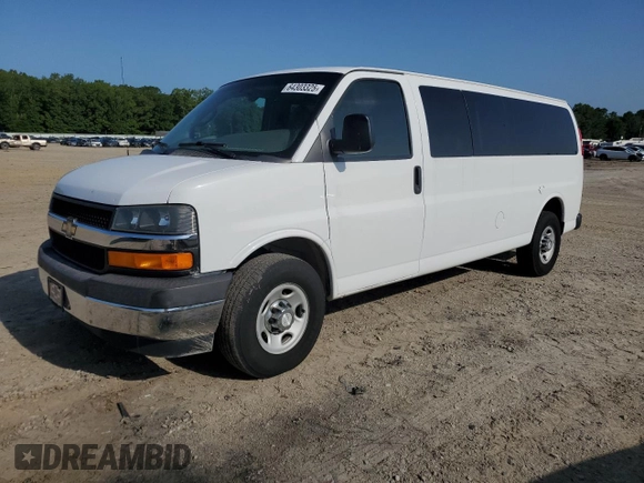 2017 Chevrolet Express Passenger LT с VIN 1GAZGPFG6H1253936, выставлен на аукционе Copart как лот 64303325 с пробегом 143 823 миль миль и Чистый • Clean title. История ставок и продаж доступна на DreamBid. Изображение 1.